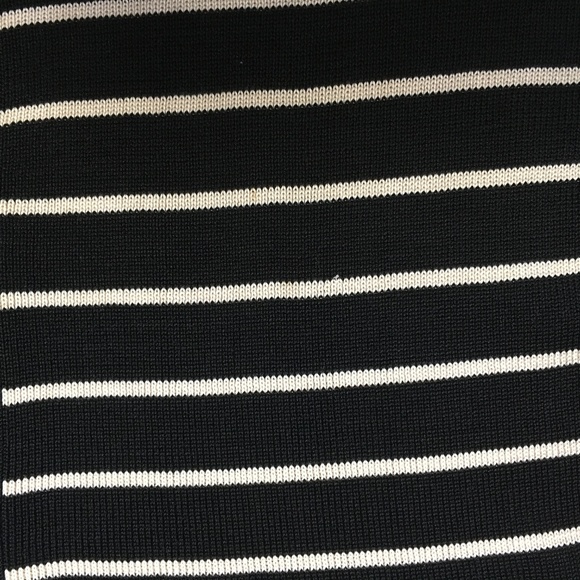 Ralph Lauren Silk cardigan black & white stripes - Picture 6 of 7